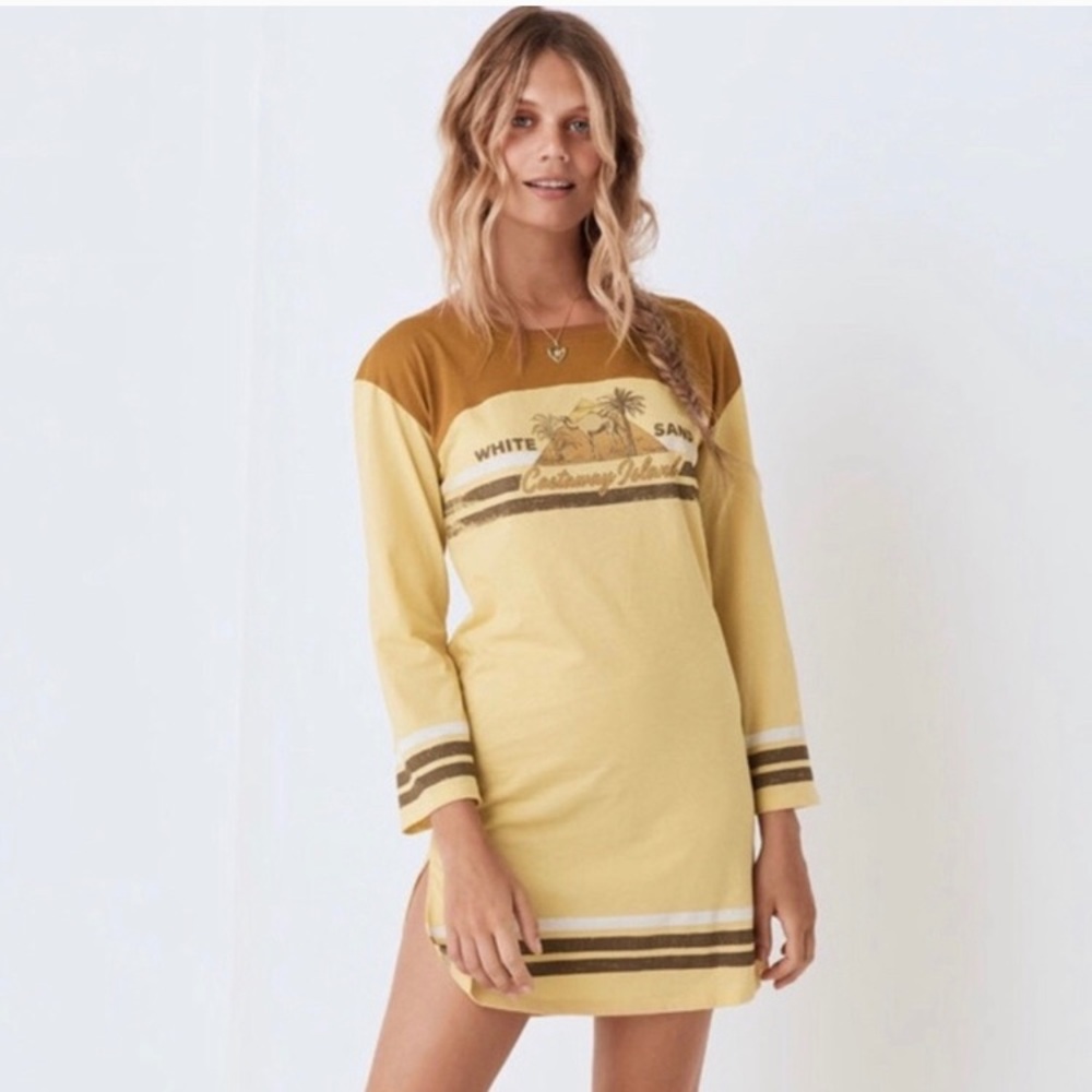 Spell & The Gypsy White Sand Organic Dress S